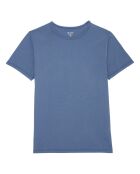 T-Shirt Light Crew bleu horizon