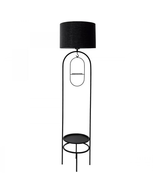 Lámpara de pie negra AYD - 145 cm