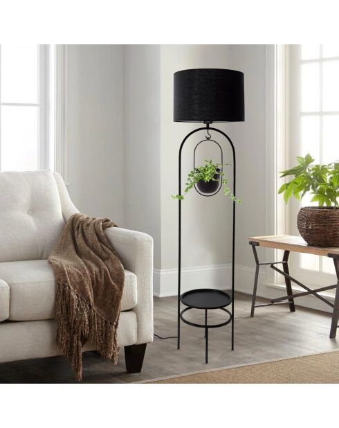 Lampadaire AYD noir - 145 cm