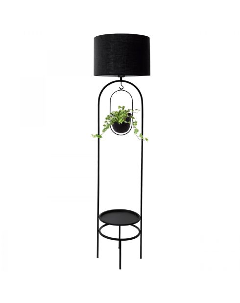 Lámpara de pie negra AYD - 145 cm