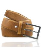 Ceinture en Cuir beige