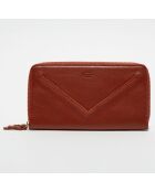 Compagnon en Cuir Oline rouge - 20x11 cm