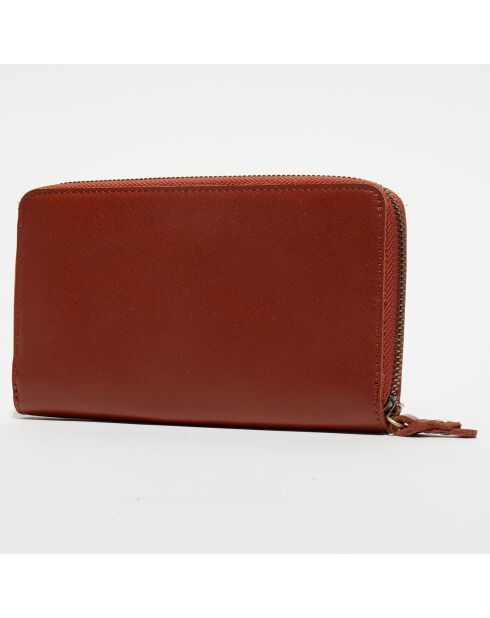 Compagnon en Cuir Oline rouge - 20x11 cm