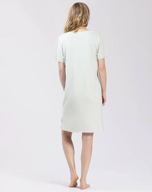 Chemise de nuit Fancy vert d'eau