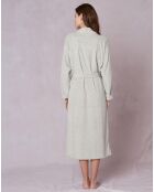 Peignoir en bouclette éponge Cassandre gris