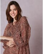 Kaftan 100% Voile de Coton Kalahari marron