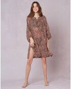 Kaftan 100% Voile de Coton Kalahari marron