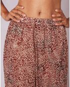 7/8 broek 100% katoen Kalahari bruin voile