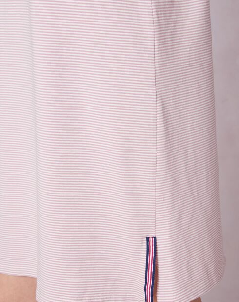 Nachthemd Toudoux lila/ecru