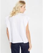 T-Shirt en Coton Oeko-Tex® Bettina blanc