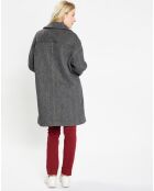 Manteau en Laine mélangée Boum gris