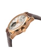 Montre Madison Homme Automatique en Cuir marron