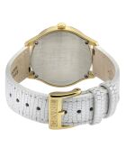 Montre Morcote Femme Quartz en Cuir & Diamants 1.3 ct blanche