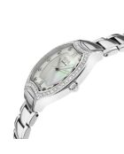 Montre Lugano Femme Quartz en Acier & Diamants 1.35 ct argentée