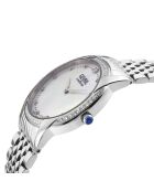 Montre Airolo Femme Quartz en Acier & Diamants 0.92 ct argentée