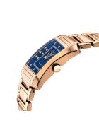 Montre Luino Femme Quartz en Acier & Diamants 0.08 ct rose doré