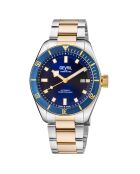 Montre Yorkville Homme Automatique en Acier argenté/doré