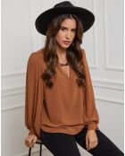 Chemisier Charlotte camel