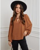 Chemisier Charlotte camel