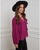 Chemisier Charlotte prune