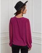 Chemisier Charlotte prune