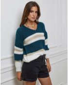 Pull Mathilde bleu canard