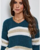 Pull Mathilde bleu canard