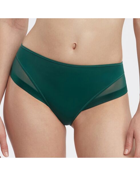 Culotte en Microfibre & Tulle Generous verte