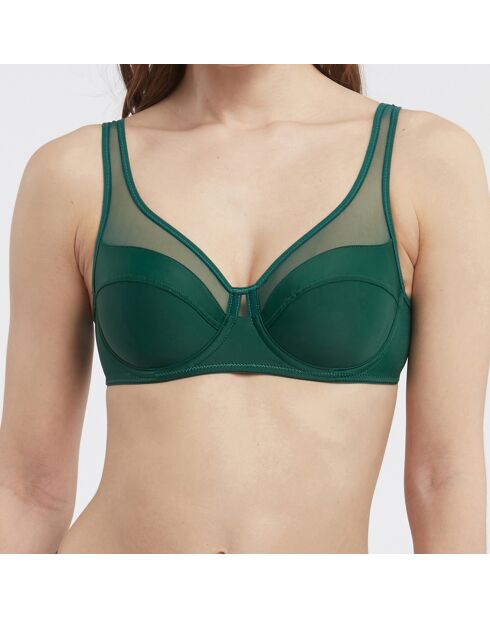 Soutien-gorge emboîtant à armatures en Microfibre Generous vert 