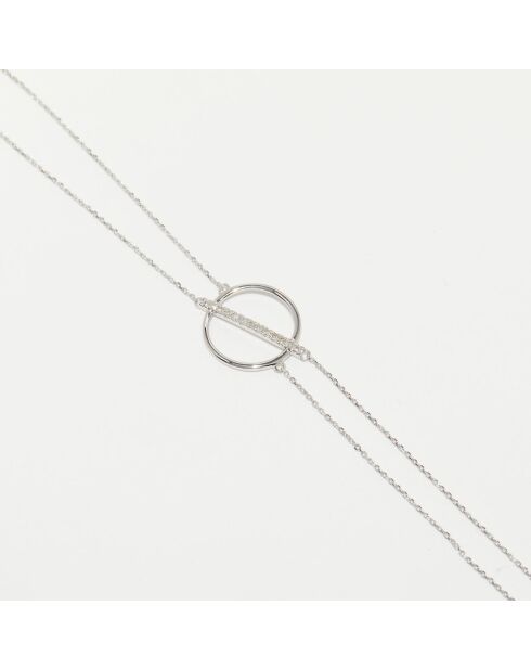 Bracelet Ofaty Diamants 0.083 ct or blanc