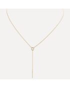 Collier Brescia Diamants 0.154 ct or jaune