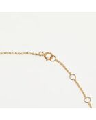 Collier Brescia Diamants 0.154 ct or jaune