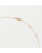 Cordou Diamonds halsketting 0.05ct geelgoud