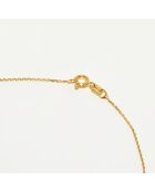 Tonga Anhänger aus 0,02 ct Diamant und 1,5 kt grünem Quarz aus Gelbgold