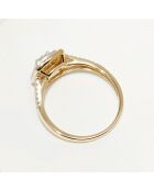 Newcastle diamanten ring 0,51 kt geelgoud