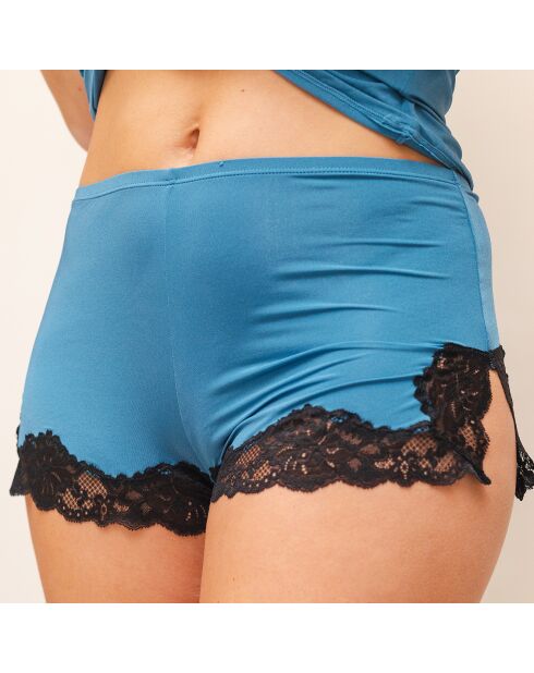 Ensemble Caraco & Short bleu