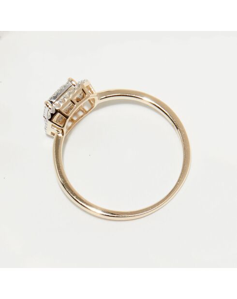 Ring Of Love and Tenderness Diamonds 0,21 kt geelgoud