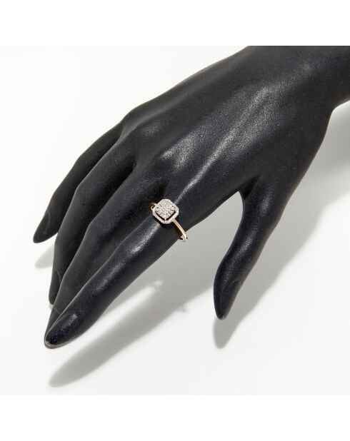 Ring Of Love and Tenderness Diamonds 0,21 kt geelgoud
