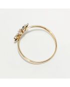 Bague Bouquet Diamants 0.11 ct or jaune