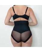 Braguitas ajustadas negras de talle alto Eva