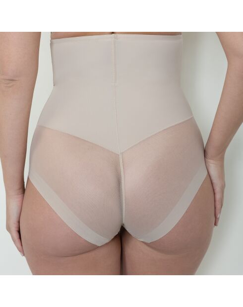 Culotte Eva taille haute gainante nude
