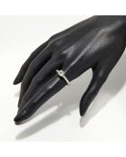 Hera Ring aus 0,31 ct Diamant und 0,90 ct Weißtopas aus Gelbgold