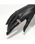 Astéria Ring aus 0,05 ct Diamanten, 0,85 ct Amethystquarz und 0,85 kt Roségold Amethystquarz