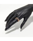 Bague Trinity Diamants 0.15 ct or rose