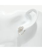 Ma Panthère Ohrringe Diamanten 1,03 ct und blaue Saphire 0,07 ct Weißgold