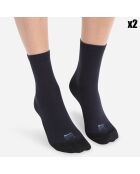 2 Paires de chaussettes Ultra Resist bleu marine