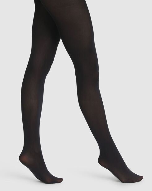 Green Opaque 60 denier zwarte panty