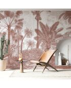 Fresque Palmeraie old brown