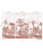 Fresque Palmeraie old brown