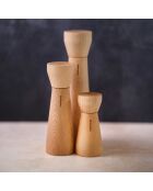 Salière en Bois d'Hêtre Onesta naturel - D.6 cm